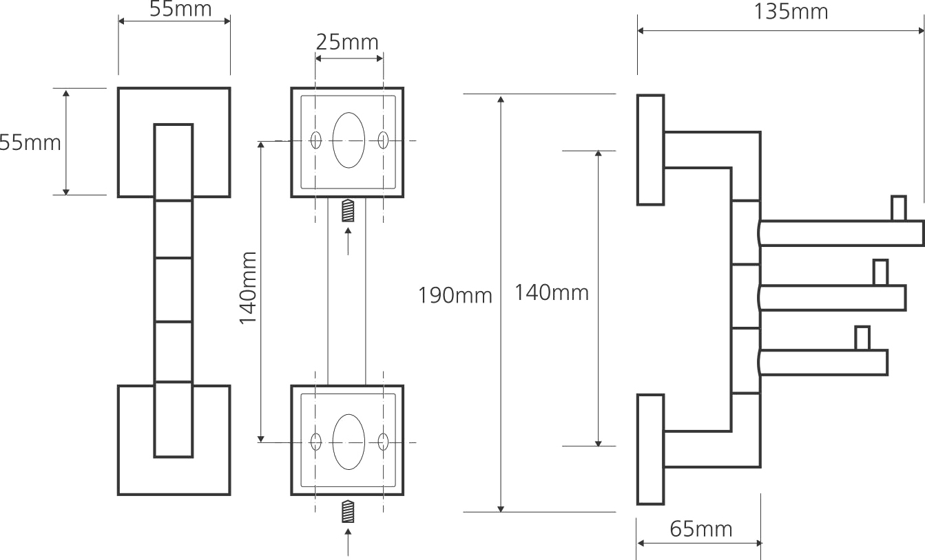 Bemeta Beta Крючок подвесной цвет: хром 132206072