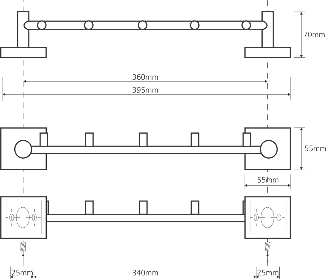 Bemeta Beta Крючок подвесной цвет: хром 132105112