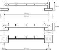 Bemeta Beta Крючок подвесной цвет: хром 132105112