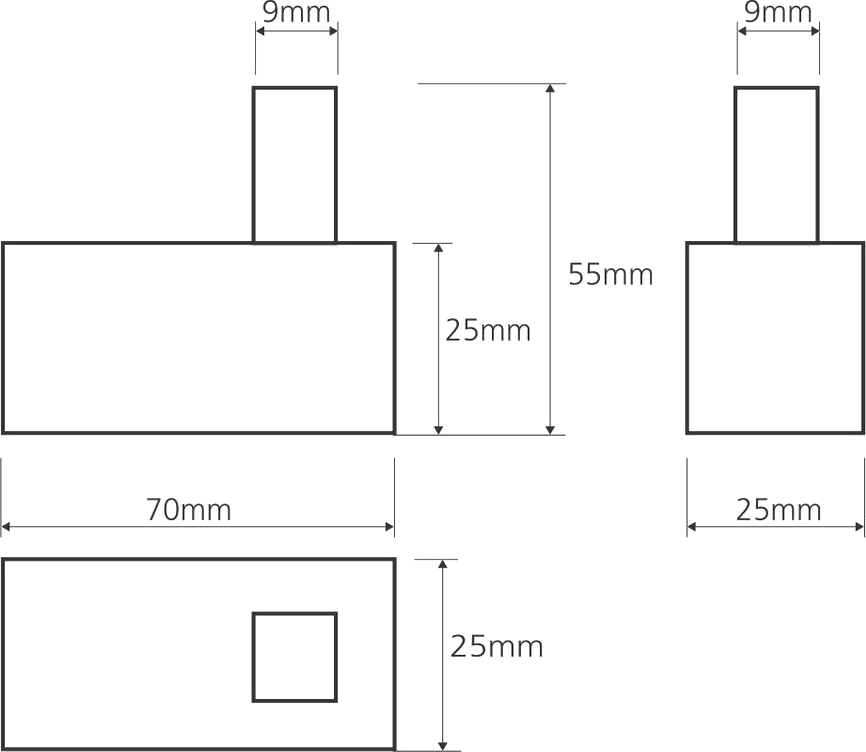 Bemeta Beta Крючок подвесной цвет: хром 132106132