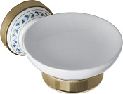 Bemeta Kera Мыльница с керамической чашей, подвесная, цвет: бронза 144708027