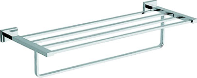 Bemeta Plaza Полка подвесная 58,5x21 см, цвет: хром 118104122