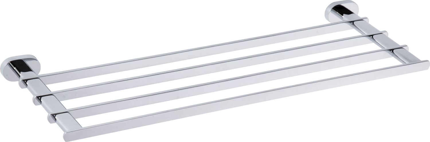 Bemeta Oval Полка подвесная 65x20 см, цвет: хром 118412181