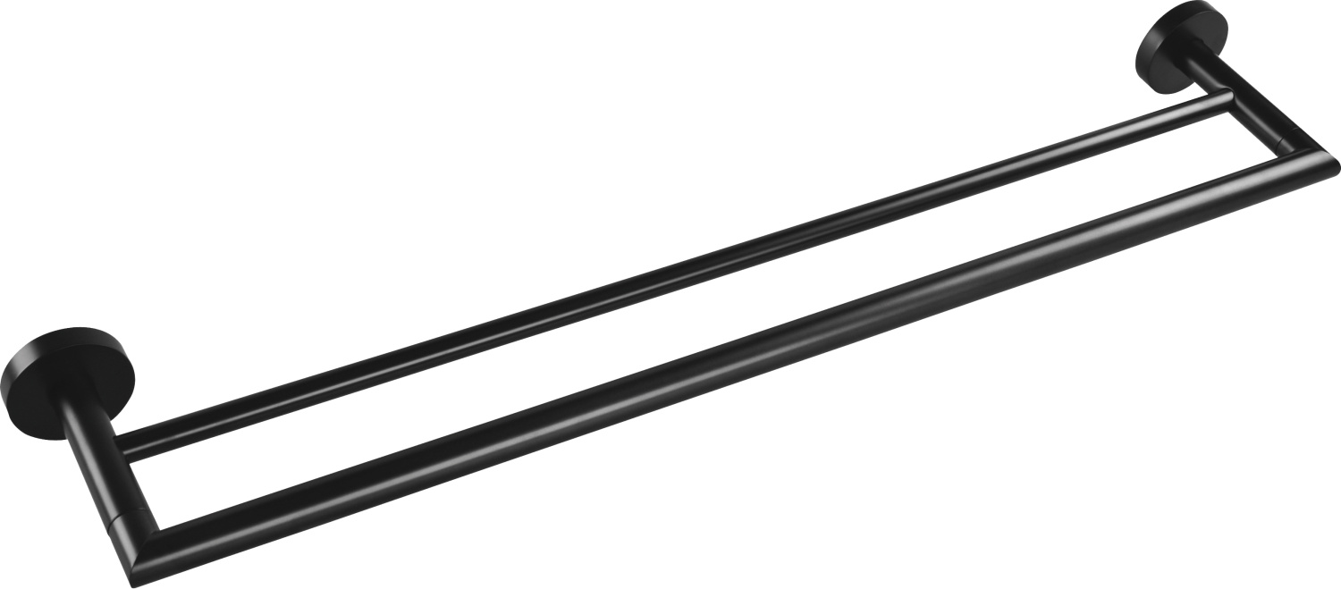 Bemeta Dark Полотенцедержатель подвесной 65,5x12 см, цвет: черный матовый 104204050