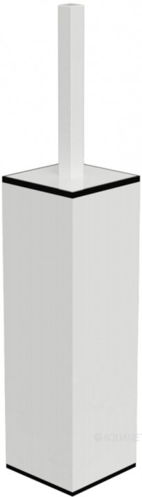 Bemeta White Ершик для унитаза напольный/подвесной с латунной колбой, цвет: белый матовый 102913094