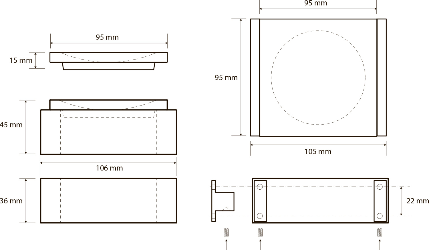 Bemeta Gamma Мыльница, черная, цвет  черный 145408312