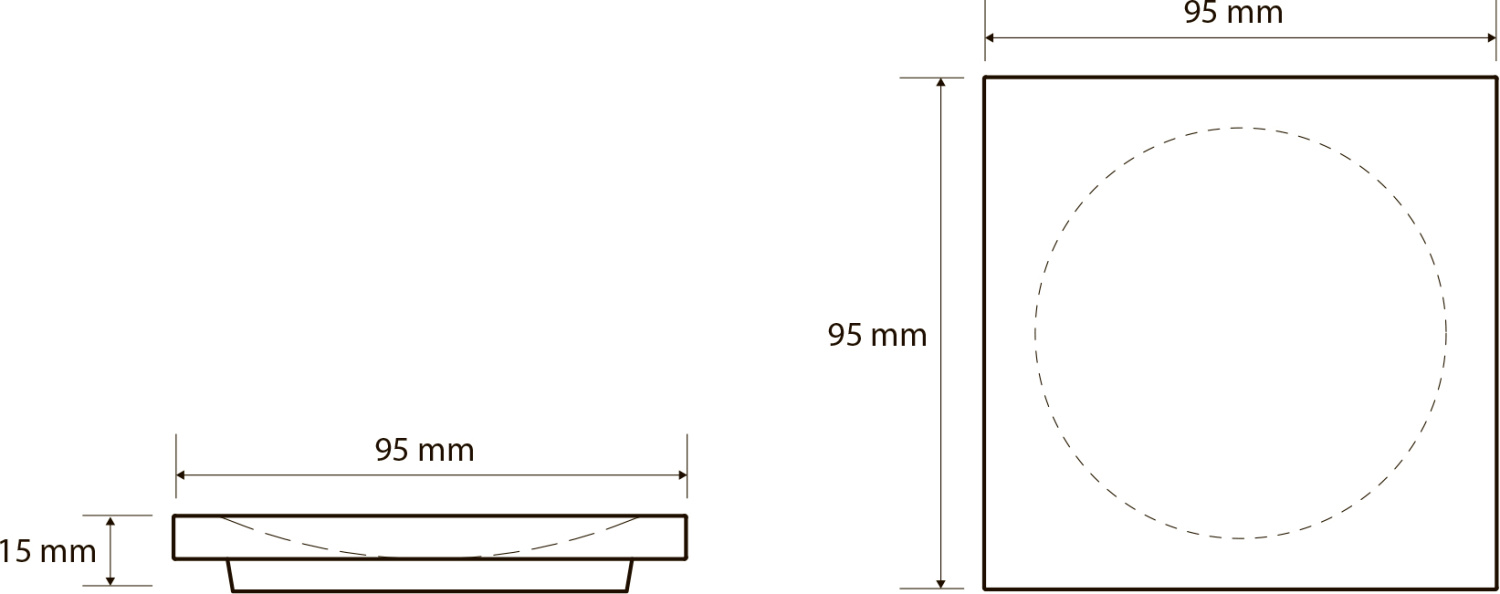 Bemeta Gamma Мыльница, отдельностоящая цвет: черный 145608310