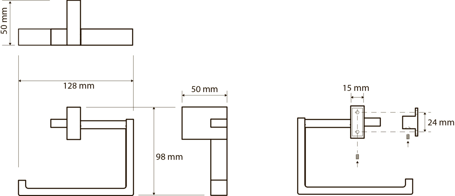 Bemeta Gamma Держатель для туалетной бумаги без крышки 145812022