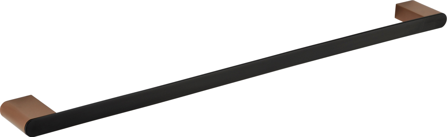 Bemeta Galla Полотенцедержатель 60 см, цвет: черный - розовое золото 108104040