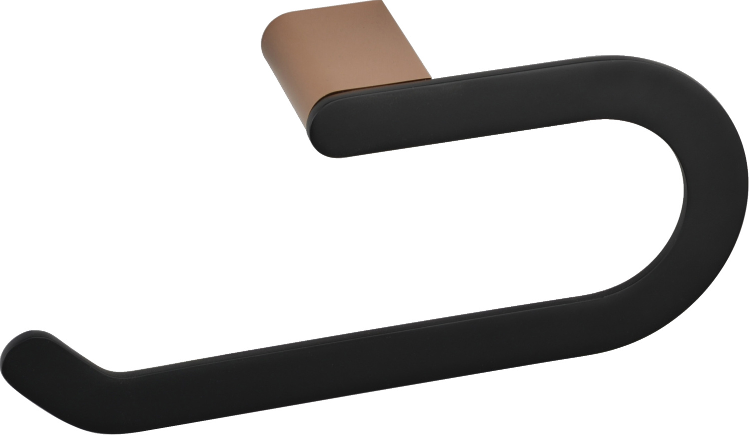 Bemeta Galla Кольцо для полотенец, цвет: черный - розовое золото 108104060