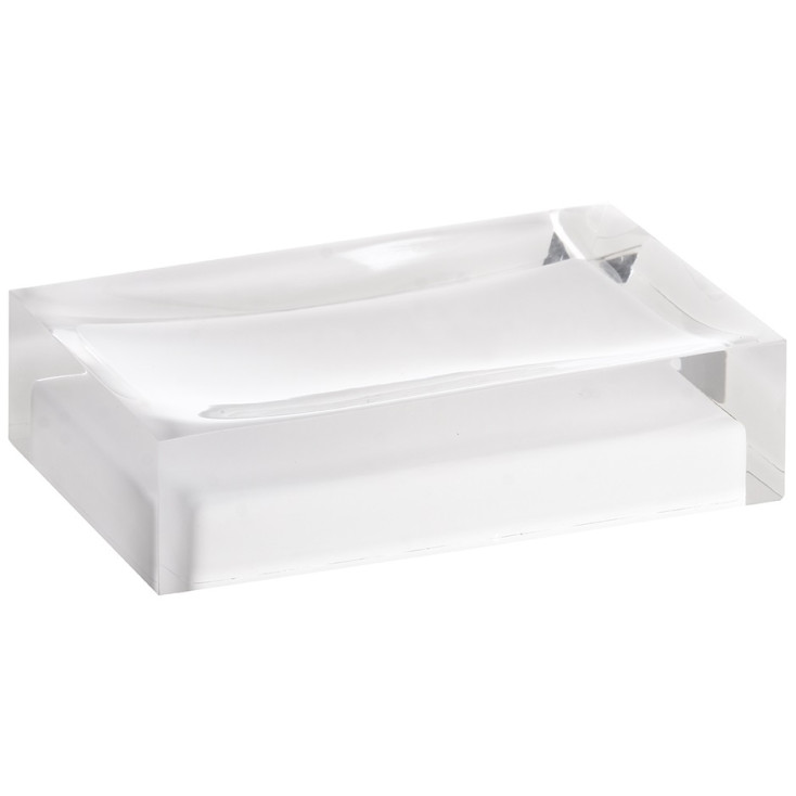 Bemeta Vista Мыльница с пластиковой чашей, настольная, цвет: белый 120108196-104