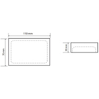 Bemeta Vista Мыльница с пластиковой чашей, настольная, цвет: белый 120108196-104