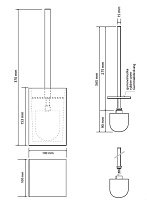 Bemeta Vista Ёршик напольный, чёрный, цвет  черный 120113316-100