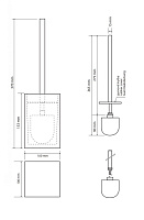 Bemeta Vista Ёршик напольный, чёрный, цвет  черный 120113316-100