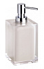 Bemeta Vista Дозатор для жидкого мыла настольный, пластиковая колба, цвет: хром 120109016-101