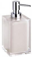 Bemeta Vista Дозатор для жидкого мыла настольный, пластиковая колба, цвет: хром 120109016-101