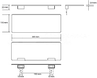 Bemeta Organic Металлическая полочка цвет: хром 157102371