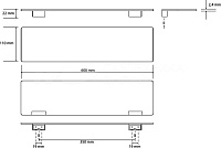Bemeta Organic Металлическая полочка цвет: хром 157102381