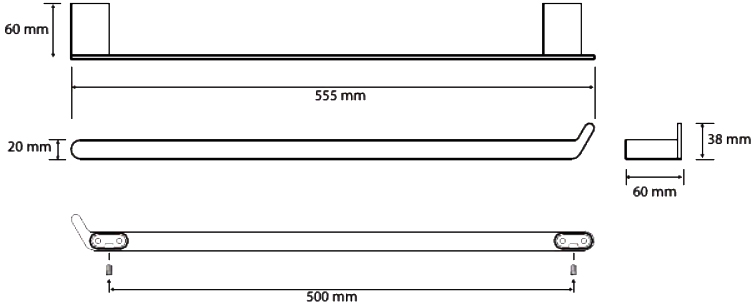 Bemeta Organic Полотенцедержатель цвет: хром 157104361