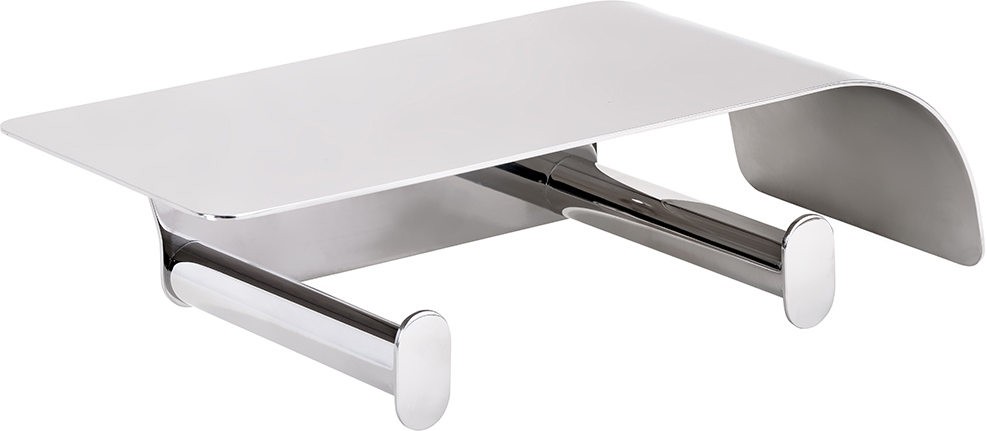 Bemeta Organic Двойной держатель для туалетной бумаги с полкой цвет: хром 157112161