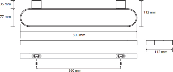 Bemeta Organic Полотенцедержатель двойной цвет: хром 157104401