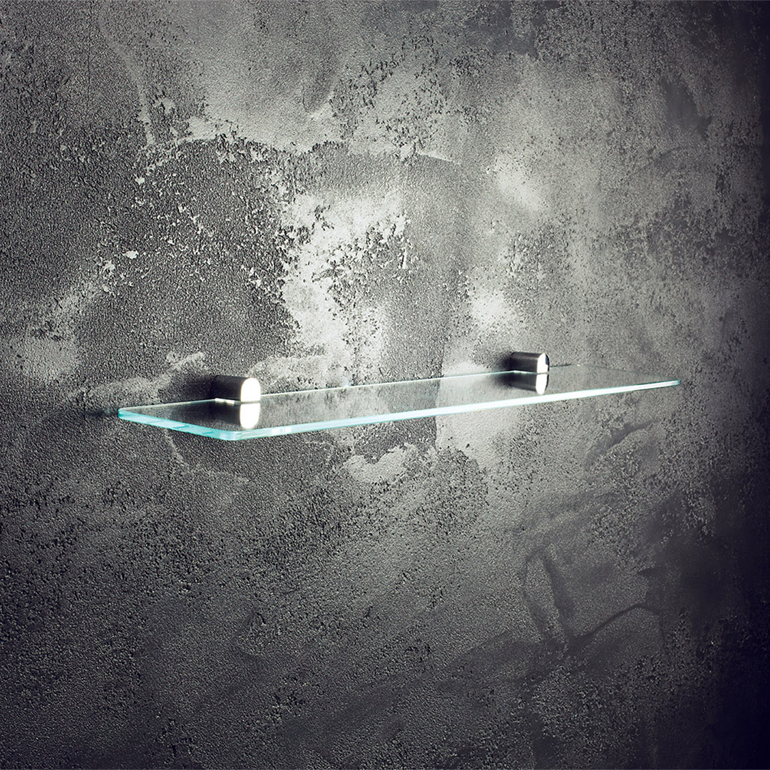 Bemeta Organic Полка стеклянная цвет: хром 157102241