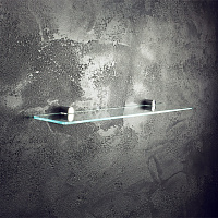 Bemeta Organic Полка стеклянная цвет: хром 157102241