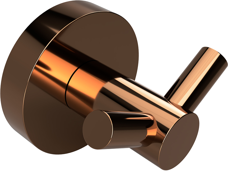 Bemeta Coral Крючок двойной, цвет: медное золото глянцевое 158106032