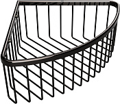 Bemeta Hematit Угловая полочка для мыла, цвет: антрацит глянцевый 159208312