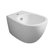 Simas Vignoni Биде подвесное 36,5х56 см c 1 отверстием под смеситель и переливом, цвет: белый матов. VI19 bi matt*1