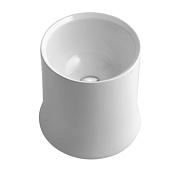 Simas Sharp Раковина чаша 42х42 см, без перелива и отверстия под смеситель, цвет: белый глянцевый SH10bi*0