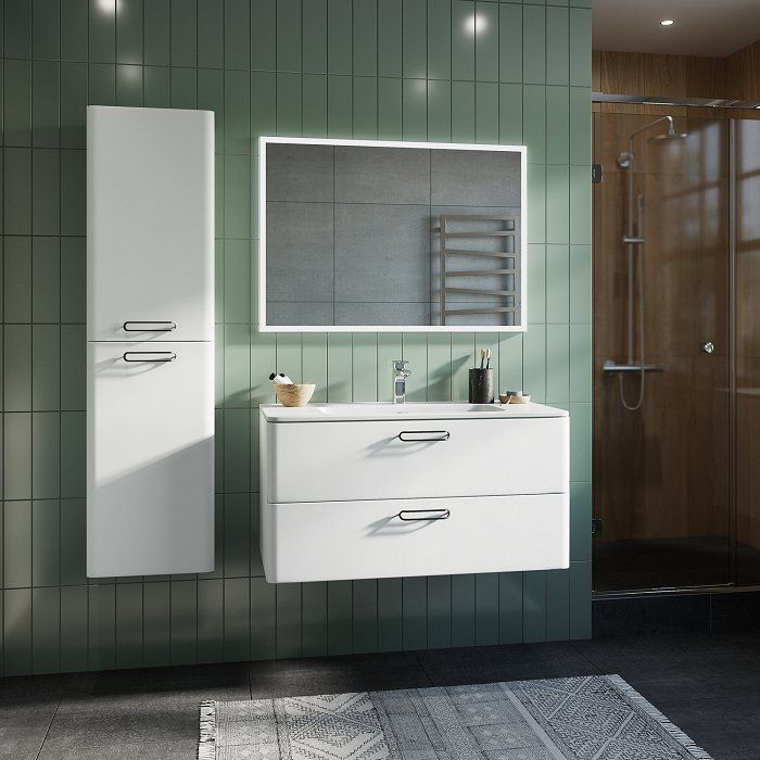 Iddis Brick Тумба с раковиной, подвесная, 100,2х46,7хh50 см, BRI10W1i95K