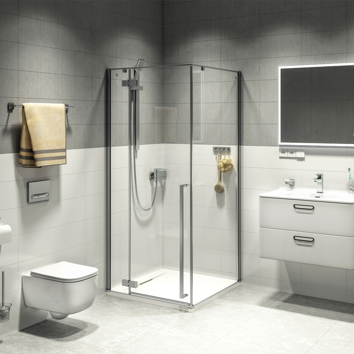 Iddis Slide Душевое ограждение, глянцевый алюминиевый профиль SLI6GS0i23