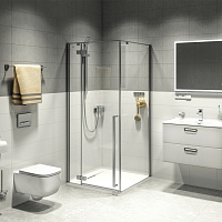 Iddis Slide Душевое ограждение, глянцевый алюминиевый профиль SLI6GS0i23