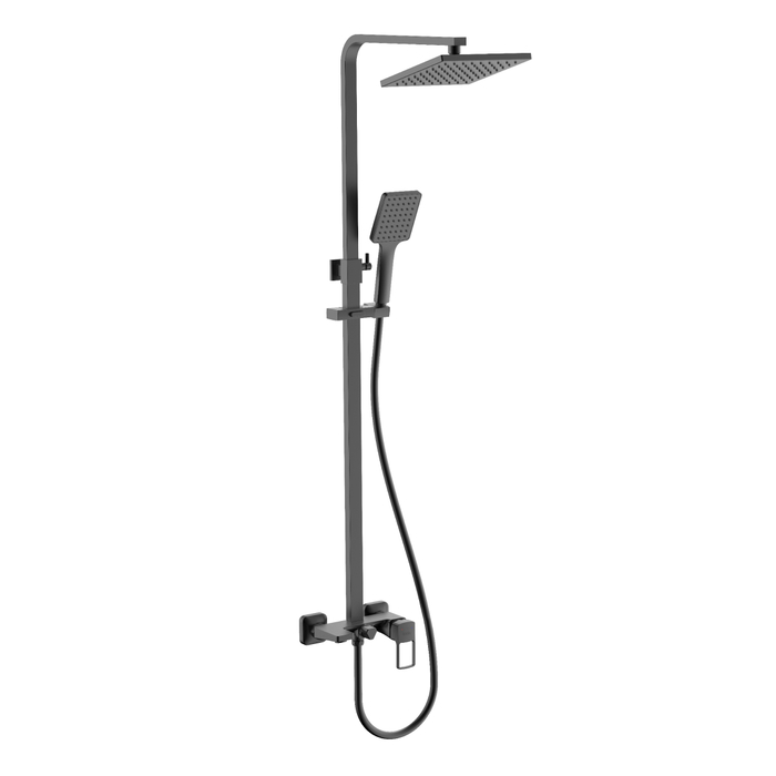 Iddis Bild Душевая стойка с верхним душем 20х35х140h см, цвет: черный BILBL1Fi06