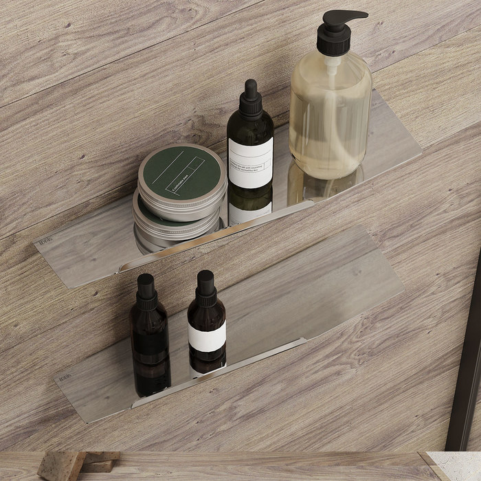 Iddis Slide Полка, нержавеющая сталь, 40 см, цвет: хром SLISC00i44