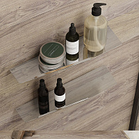 Iddis Slide Полка, нержавеющая сталь, 40 см, цвет: хром SLISC00i44