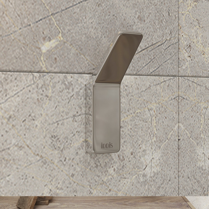 Iddis Slide Крючок одинарный, подвесной, сплав металлов, цвет: хром SLISC10i41