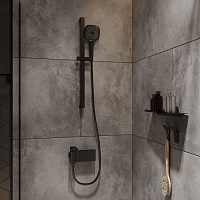 Iddis Slide Лейка для душа, накладная, цвет: черный SLI3F0Bi18