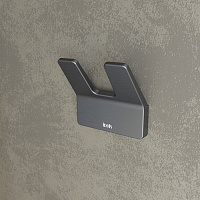 Iddis Slide Крючок двойной, сплав металлов, цвет: графит SLIGM20i41