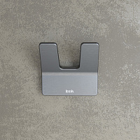 Iddis Slide Крючок двойной, сплав металлов, цвет: графит SLIGM20i41