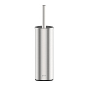 Iddis Ершик для унитаза напольный с латунной колбой, цвет: сатин BRUBR0i47