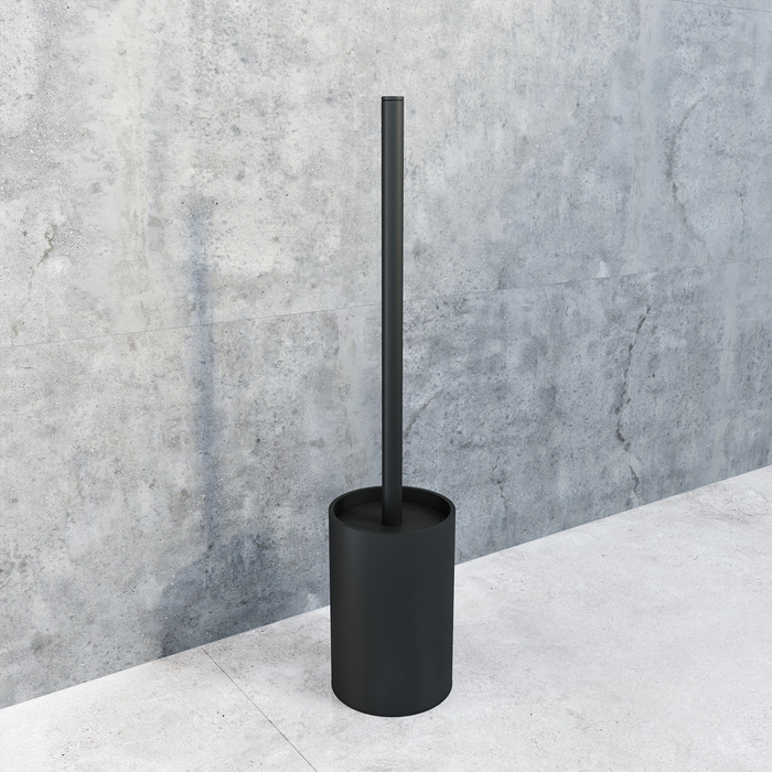 Iddis Petite Ершик для туалета, сплав металлов, цвет: черный PETBLP0i47