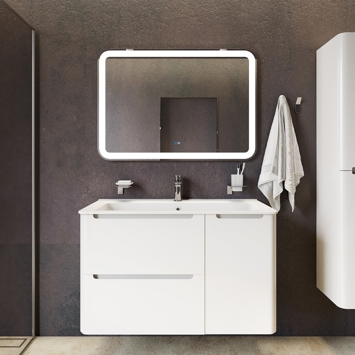 Iddis Edifice Зеркало с подсветкой, 100х70 см ЗЛП109