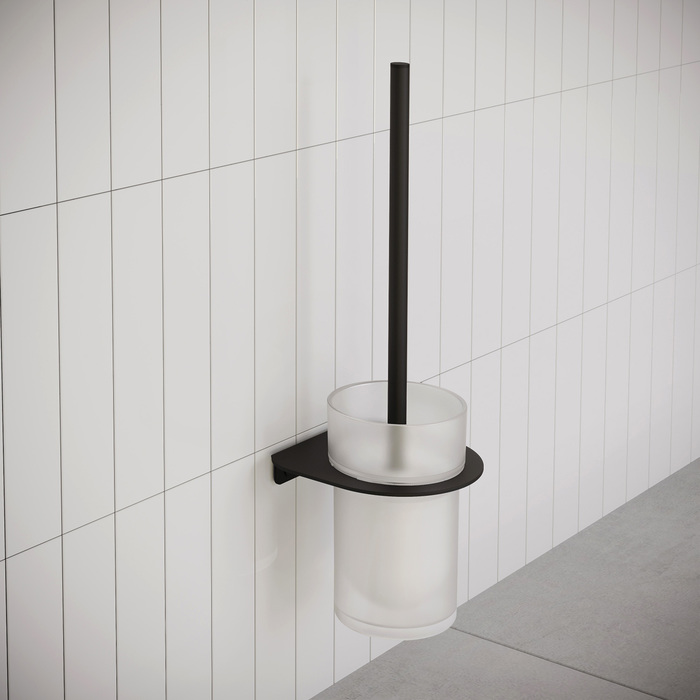 Iddis Noa Ершик для туалета, матовое покрытие, цвет: черный NOABLG0i47