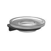 Iddis Noa Мыльница со стеклянной чашей, подвесная, цвет: черный NOABLG0i42