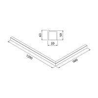 Iddis Slide Монтажные аксессуары, под душевое ограждение, цвет: черный SLI5BS3i22