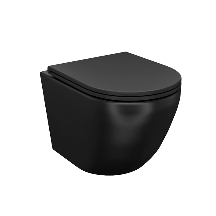 Iddis Blanco Унитаз подвесной, с сиденьем, цвет: черный BLAR3BMi25