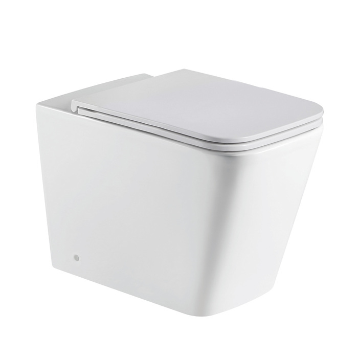 Iddis Bild Унитаз приставной (бачок в стене), с сиденьем, цвет: белый BILRDSEi26