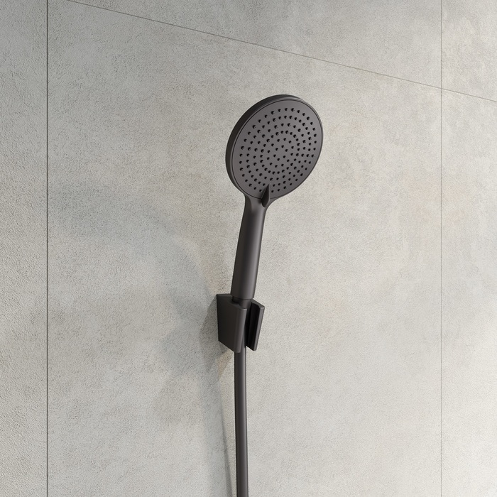 Iddis Optima Home Лейка для душа, цвет: черный OPH3F0Gi18